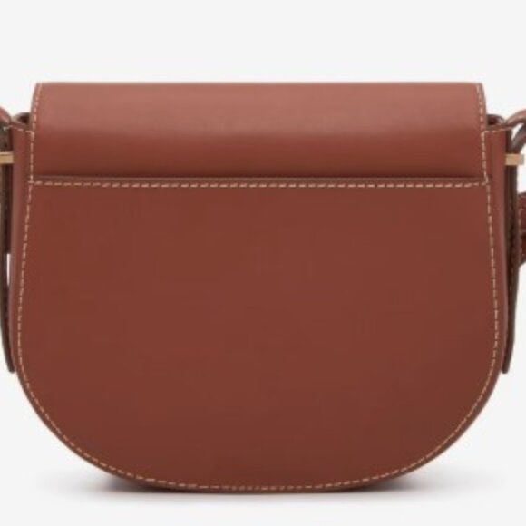 Sam Edelman Bay Leather Saddle Bag Handbag *NWT* - Picture 4 of 8